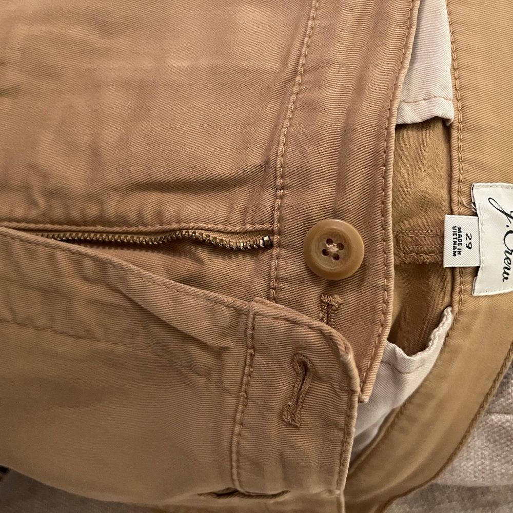 J. Crew ankle khaki chinos